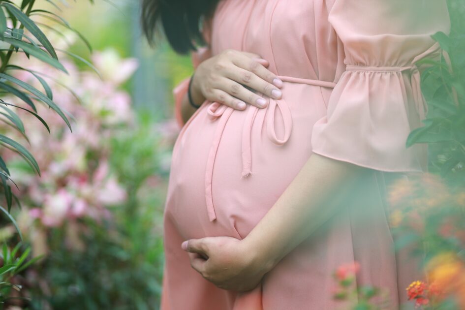 妊娠中の女性