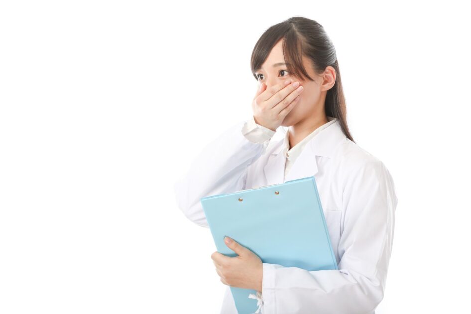 予定を忘れていた女性