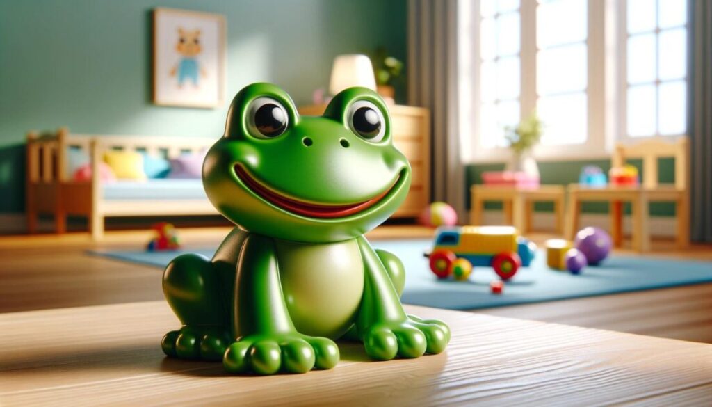 カエルのかわいい置物